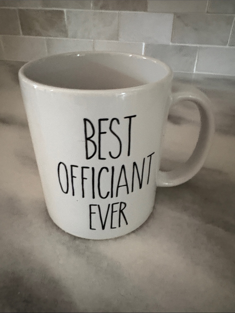Best Officiant Ever White Ceramic Gift Mug - Picture 6 of 6